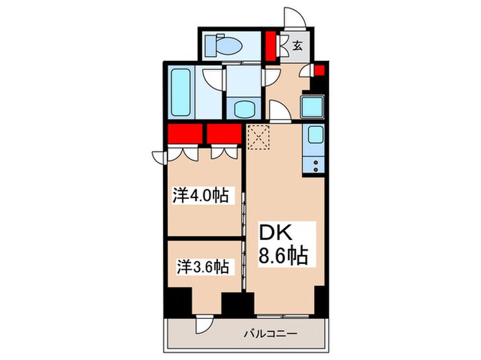 パークアクシス東日本橋の物件間取画像