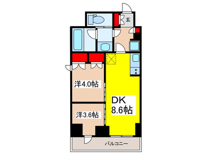 パークアクシス東日本橋の物件間取画像