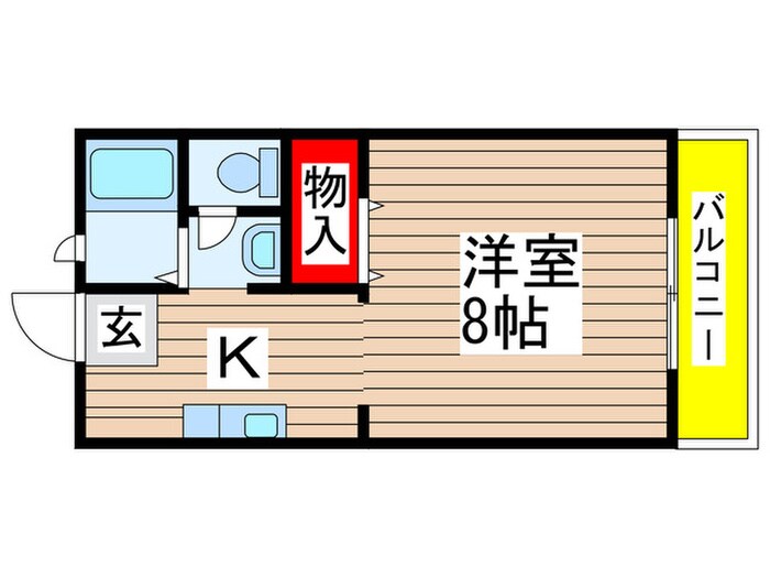 コーポフリーダムの物件間取画像