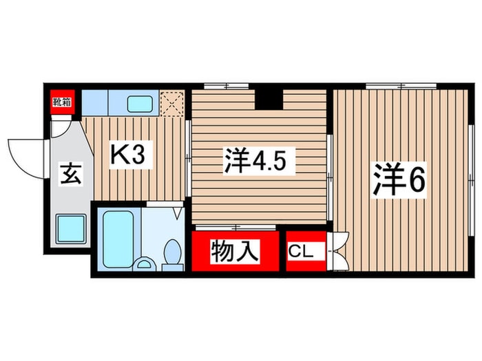 ワールドボックス矢野口の物件間取画像