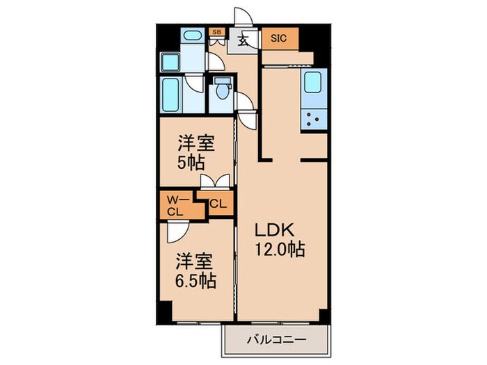 ｻﾞ･ｹﾝｼﾞﾝﾄﾝ･ﾚﾝｼﾞﾃﾞﾝｽときわ台の物件間取画像