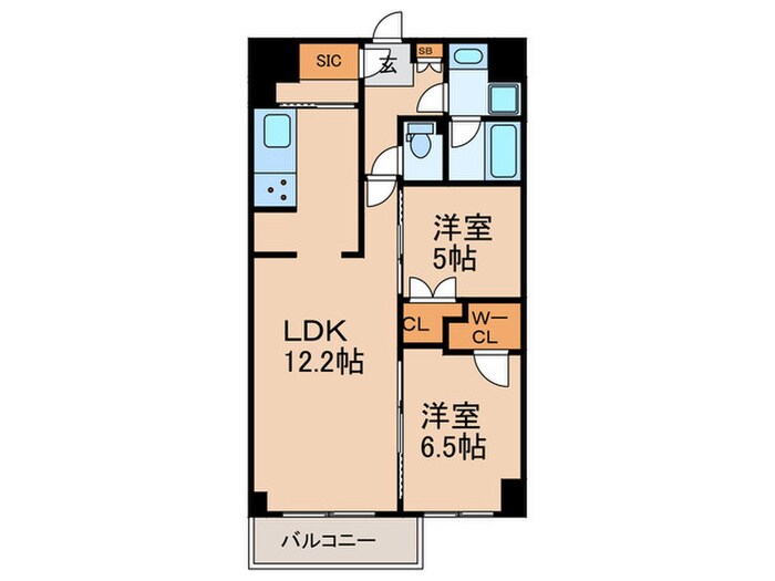 ｻﾞ･ｹﾝｼﾞﾝﾄﾝ･ﾚﾝｼﾞﾃﾞﾝｽときわ台の物件間取画像