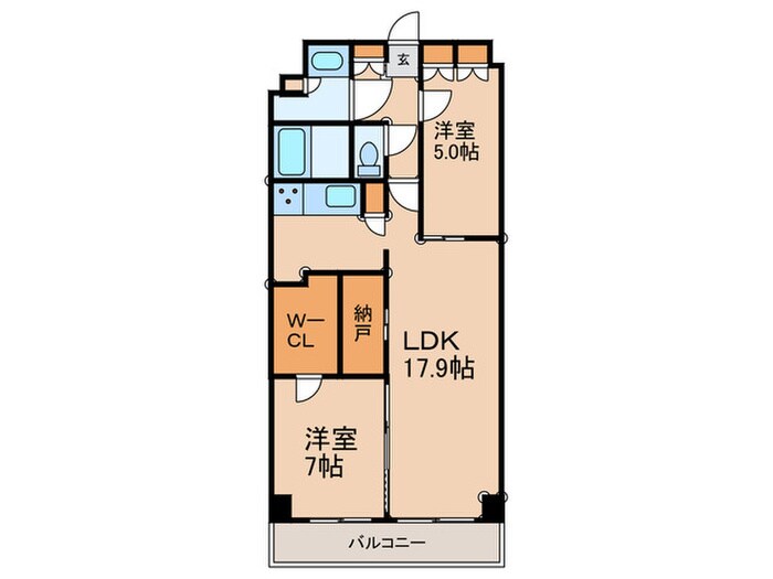 ｻﾞ･ｹﾝｼﾞﾝﾄﾝ･ﾚﾝｼﾞﾃﾞﾝｽときわ台の物件間取画像