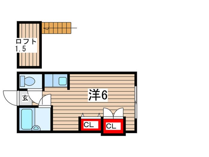 物件間取画像