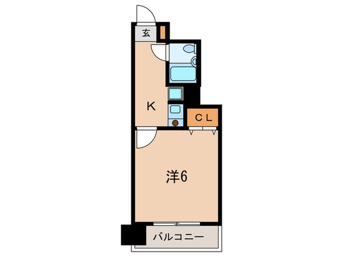 ﾗｲｵﾝｽﾞﾏﾝｼｮﾝ川崎第１５(205)の物件間取画像