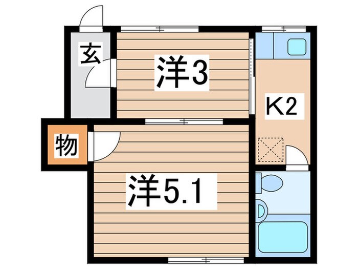 物件間取画像