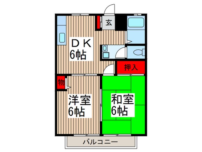 物件間取画像