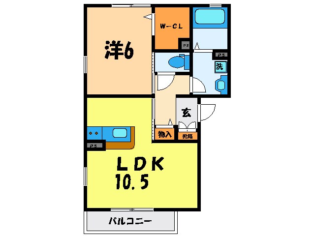 プリマヴェ－ラの物件間取画像