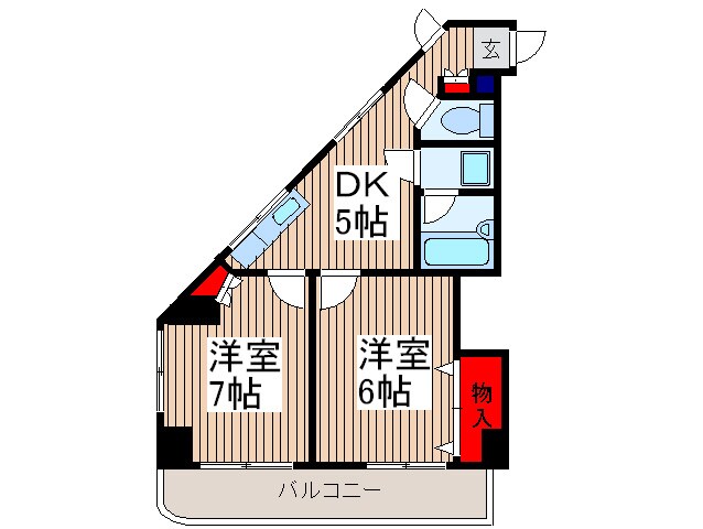 シリウス戸田の物件間取画像