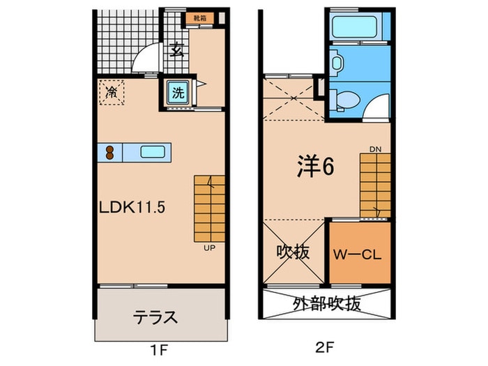 モンテ－ンハウスの物件間取画像