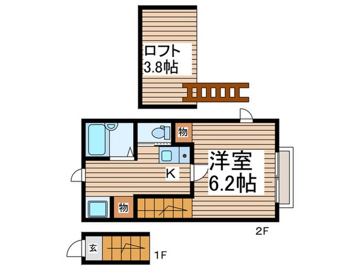 ルアナの物件間取画像