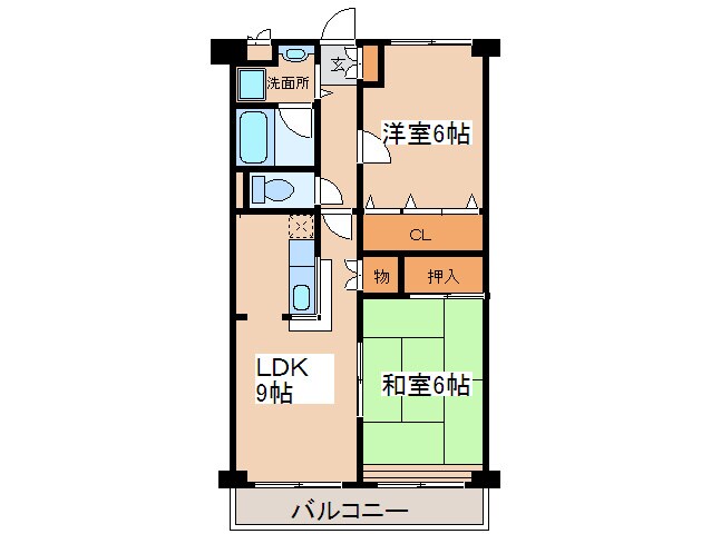 クレッセの物件間取画像