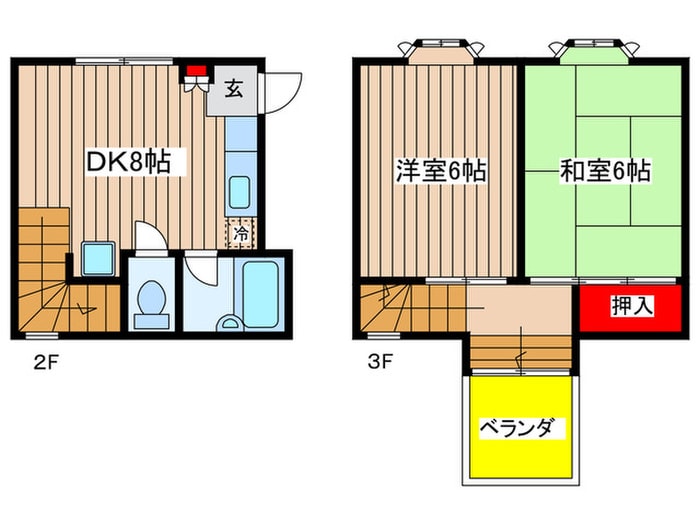 ファイン東百合ケ丘３の物件間取画像