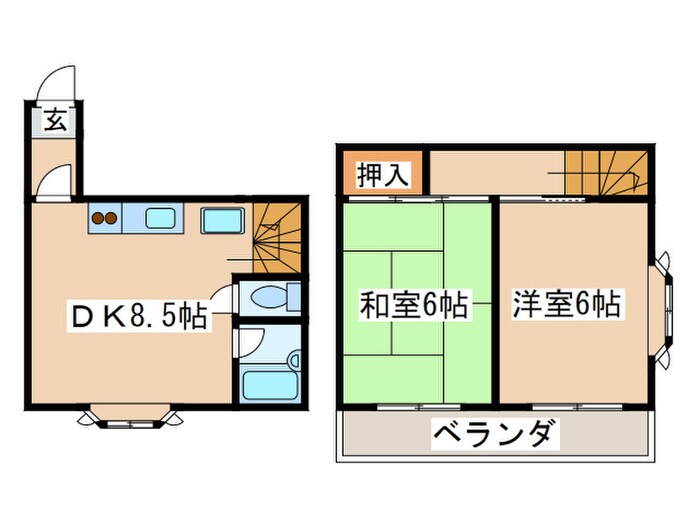 ファイン東百合ケ丘３の物件間取画像