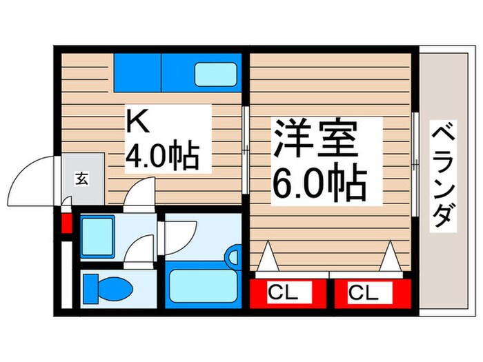 メゾンＫ＆Ｏ－２の物件間取画像