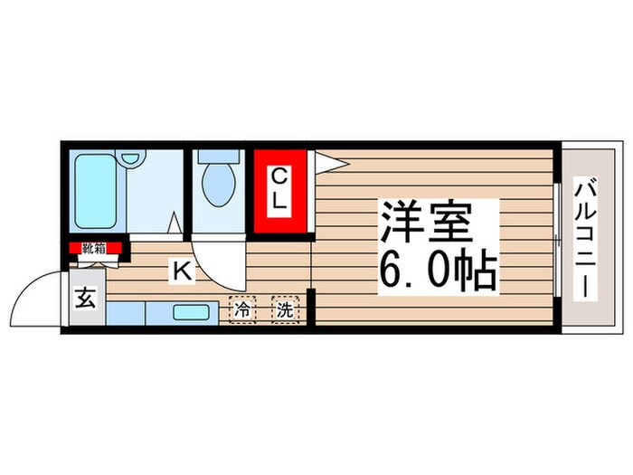 第２大神宮坂上ハイツⅠの物件間取画像