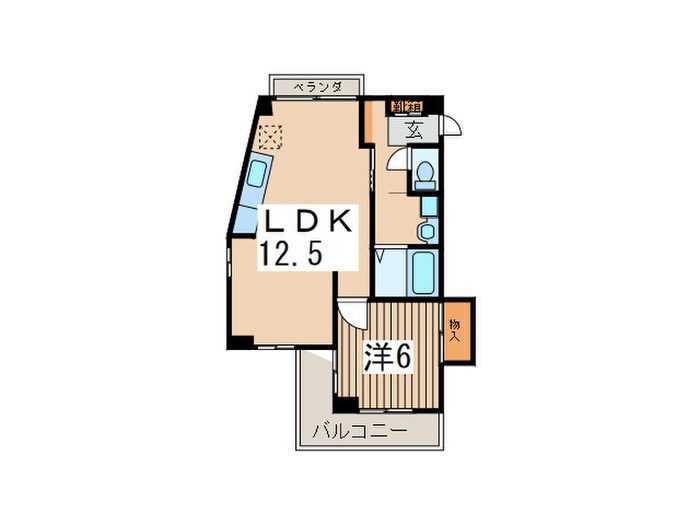 グランデハイツの物件間取画像