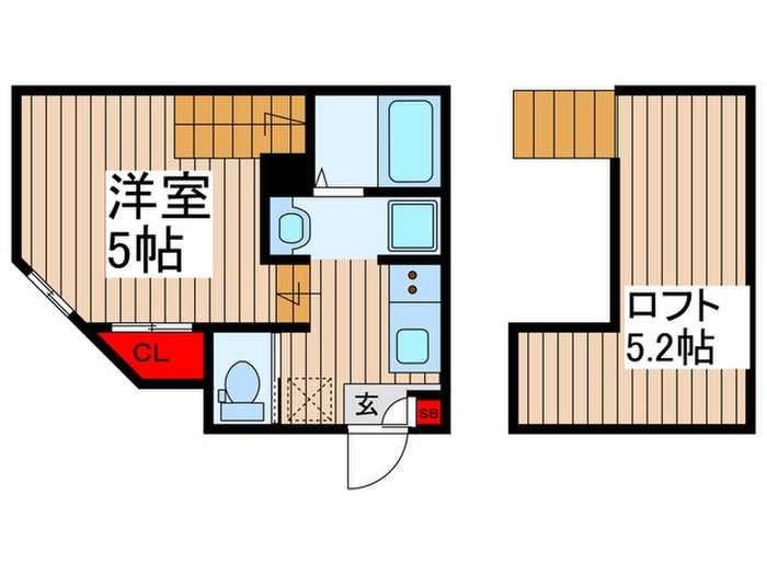 ＲＩＺＥＳＴ　ＴⅠの物件間取画像