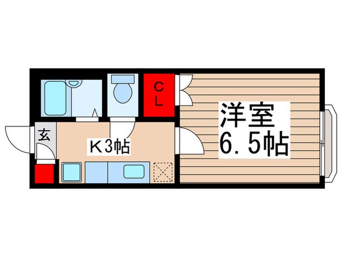 グリチネ八潮Ⅱの物件間取画像