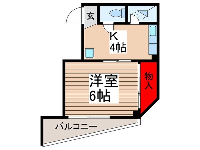 コ－ポコスモスの物件間取画像