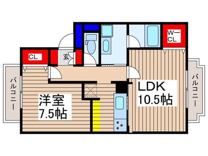 ミルフィーユふじみ野壱番館の物件間取画像