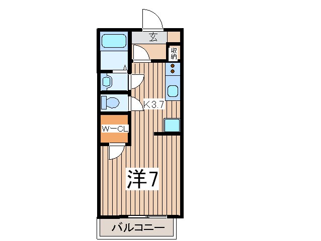 アルプリーマ緑園の物件間取画像