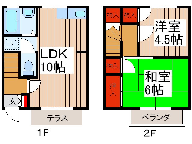 カ－サ別所の物件間取画像