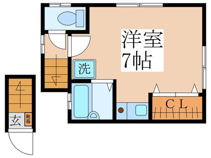 東田Ａ棟の物件間取画像