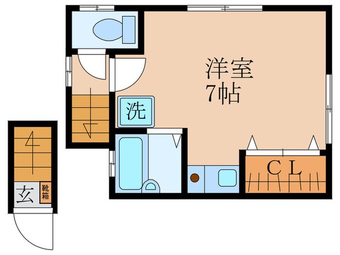 東田Ａ棟の物件間取画像