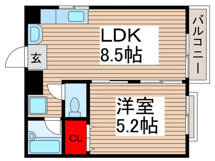 ベニーハイツの物件間取画像