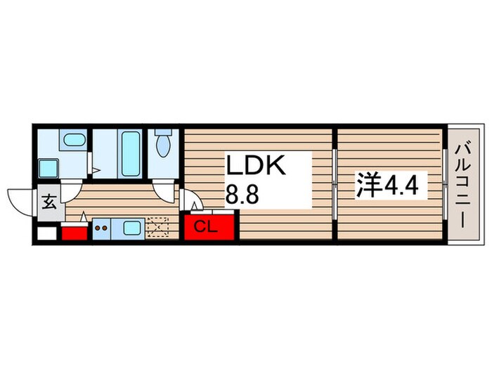 INSURANCE　BLDG　XⅧの物件間取画像