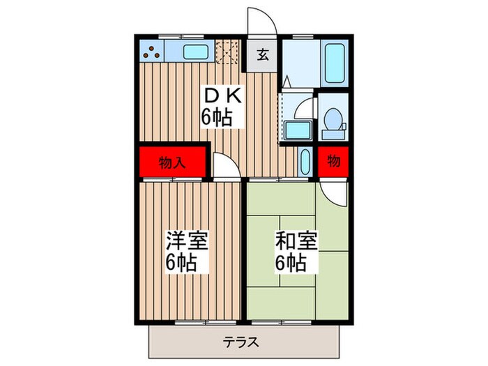 物件間取画像