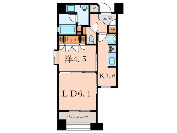 プライムアーバン恵比寿Ⅱの物件間取画像