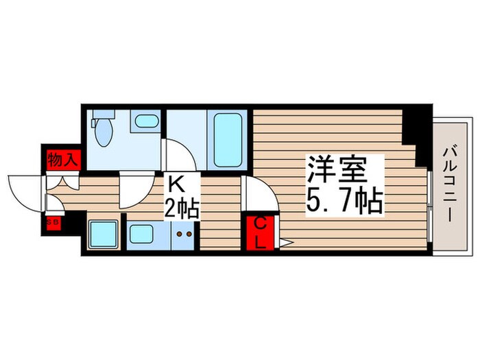ＡＺＥＳＴ北千住（９０６）の物件間取画像