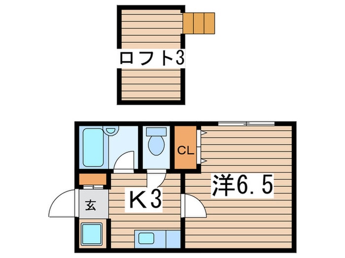 ドリ－ムＭの物件間取画像