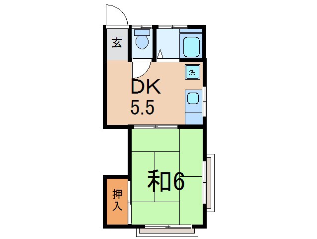 伊藤アパ－トの物件間取画像