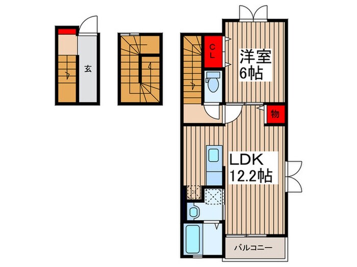 アレーズⅡの物件間取画像