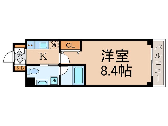 プラウドフラット中落合の物件間取画像