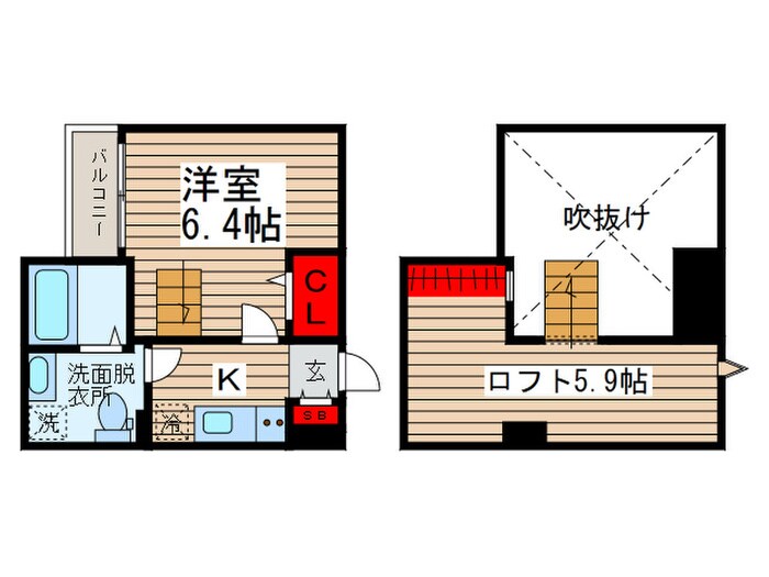 コンフォールの物件間取画像