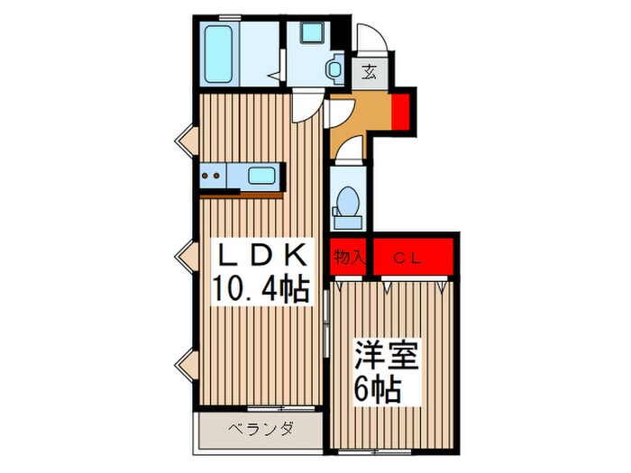 サンパーク西青木の物件間取画像