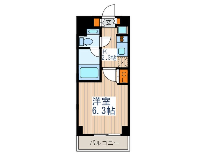 エスティメゾン中野の物件間取画像