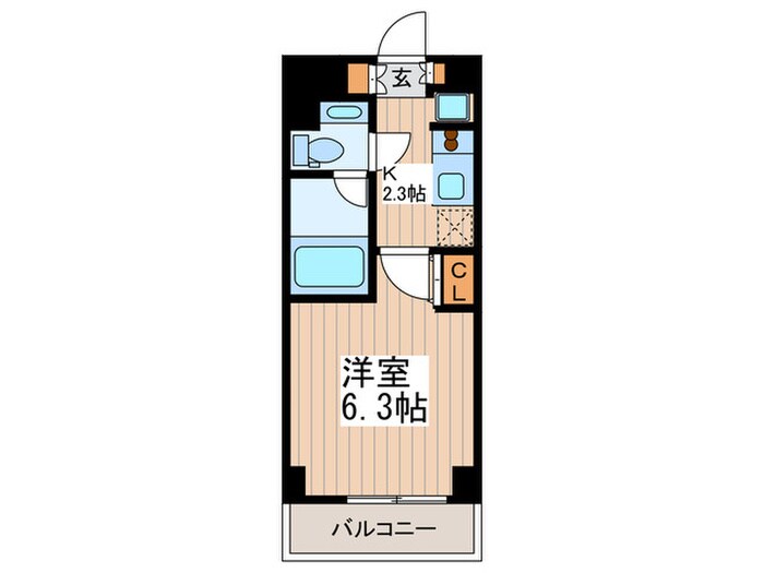 エスティメゾン中野の物件間取画像