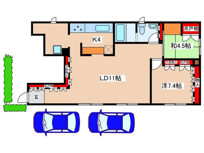 HIRSCH HOUSEの物件間取画像