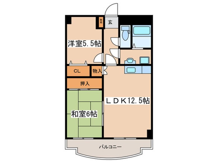 HASHIMOTO　GARDEN　COURTの物件間取画像