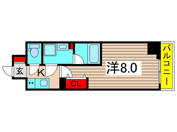 ユリカロゼ五反野Ⅱ（501）の物件間取画像