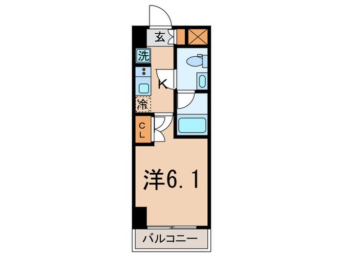 プラウドフラット蒲田Ⅱの物件間取画像