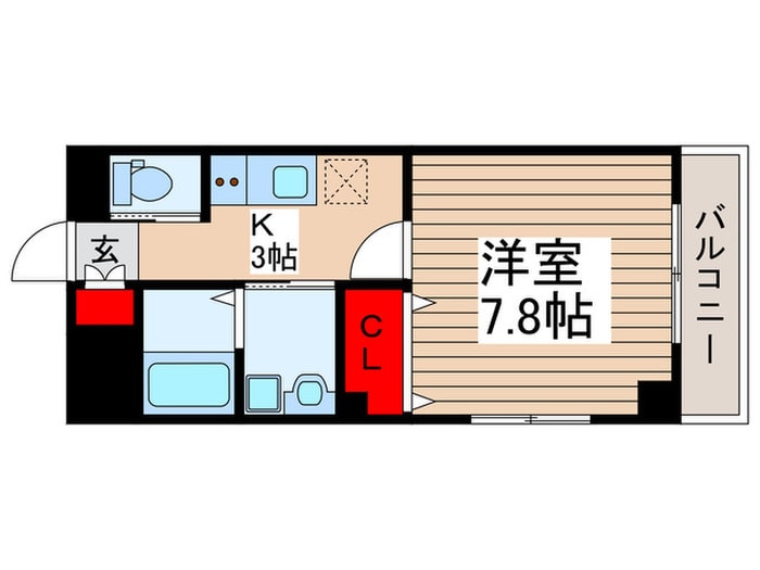 レオ四拾番館の物件間取画像