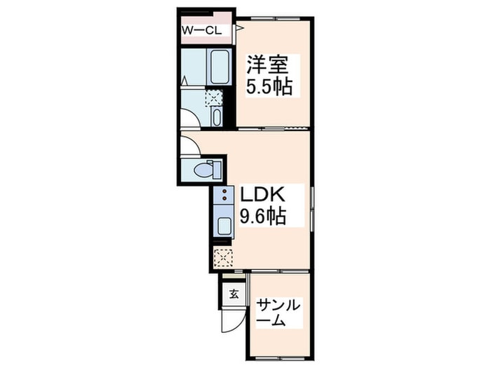 ブルーシャトーの物件間取画像