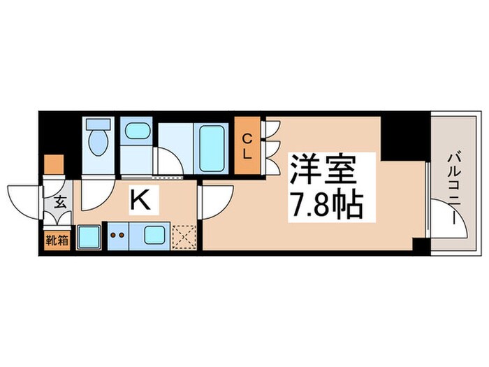 ジオエント浅草雷門の物件間取画像