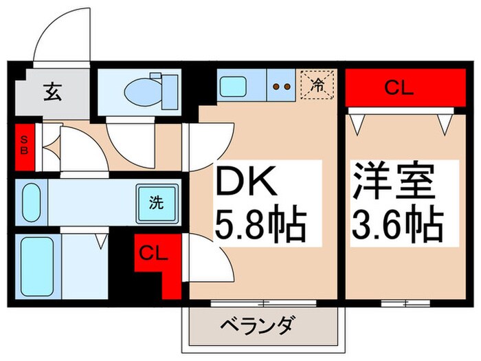 GENOVIA京成立石Ⅴの物件間取画像